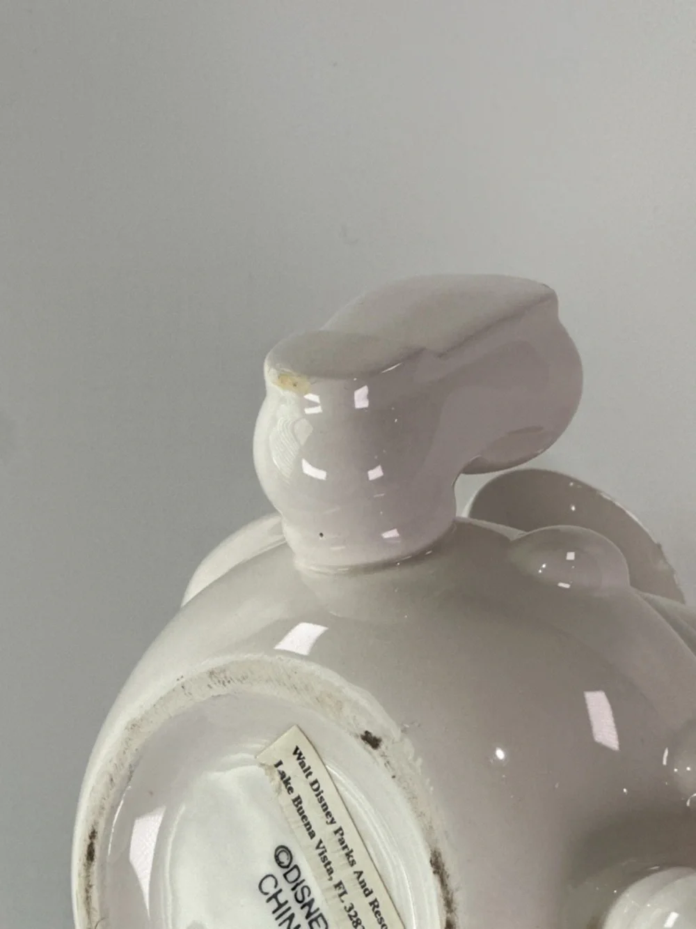Disney Parks Soap Dispenser Mickey Mouse Body Ceramic White 7
